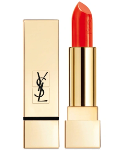 Shop Saint Laurent Rouge Pur Couture Lipstick In 74 Orange Electro