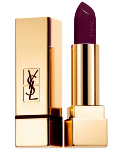 Shop Saint Laurent Rouge Pur Couture Lipstick In 89 Prune Power (prune)