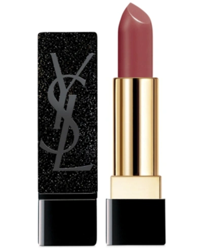 Shop Saint Laurent Rouge Pur Couture Zoe Kravitz Limited Edition Lipstick In 125 Honey's Nude (shimmer Finis Zoe's Godmothers Nickname, "honey Brown)