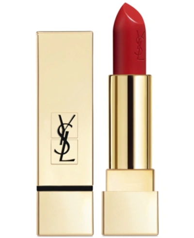 Shop Saint Laurent Rouge Pur Couture Lipstick In 1 Le Rouge (blood Red)