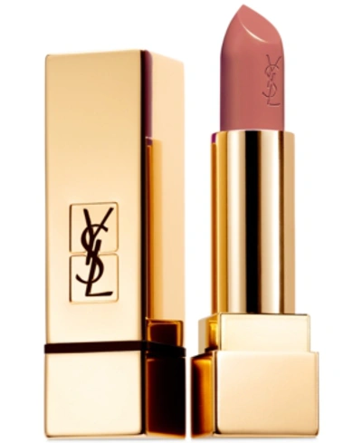 Shop Saint Laurent Rouge Pur Couture Lipstick In 85 Nu Fatal (pale Clean Nude)
