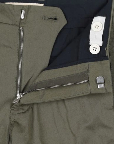 Shop Marni Pants In Military Green