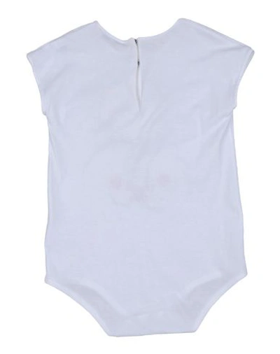 Shop Dolce & Gabbana Newborn Girl Baby Bodysuit White Size 3 Cotton