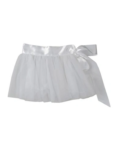 Shop Monnalisa Skirt In White