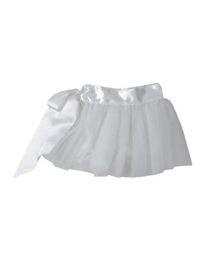 Shop Monnalisa Skirt In White