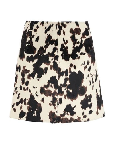 Shop Alexa Chung Mini Skirt In Ivory
