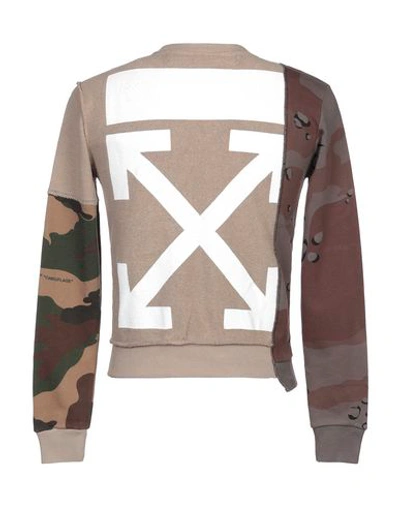 Shop Off-white &trade; Sweatshirts In Military Green