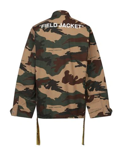 Shop Off-white Jacket In Military Green