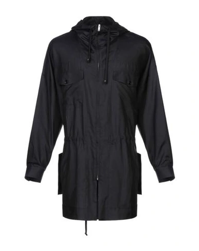 Shop Alexander Mcqueen Full-length Jacket In Black