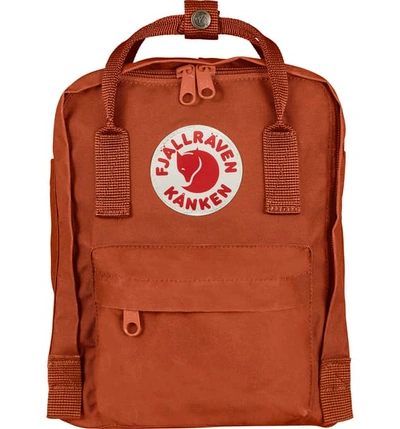 Shop Fjall Raven 'mini Kanken' Water Resistant Backpack In Autumn Leaf