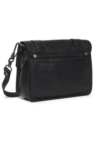Shop Proenza Schouler Woman Ps1 Textured-leather Shoulder Bag Black