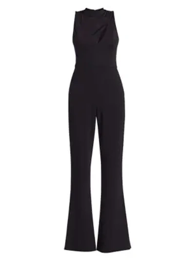 Shop Alice And Olivia Ivy Cutout Jumpsuit In Black
