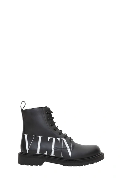 Shop Valentino Vltn Boots In Nero