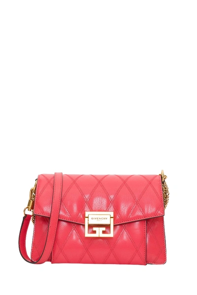 Shop Givenchy Gv3 Small Crossbody Bag In Rosa