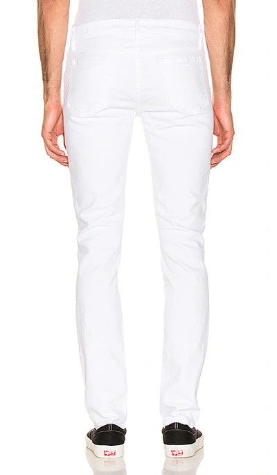 Shop Frame Slim Jeans In White