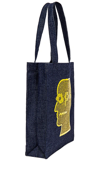 Shop A.p.c. Brain Dead Tote Bag In Jaune