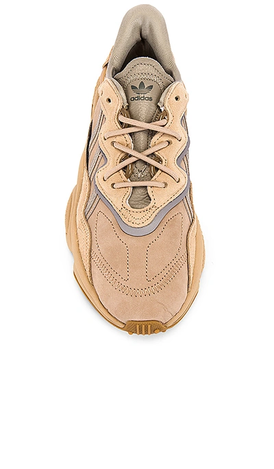 Shop Adidas Originals Ozweego In St Pale Nude & Light Brown & Solar Red