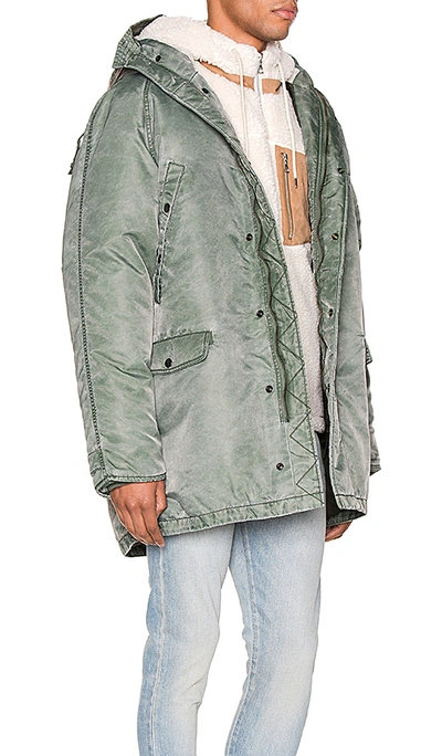 Shop John Elliott Nicasio Parka In Spruce