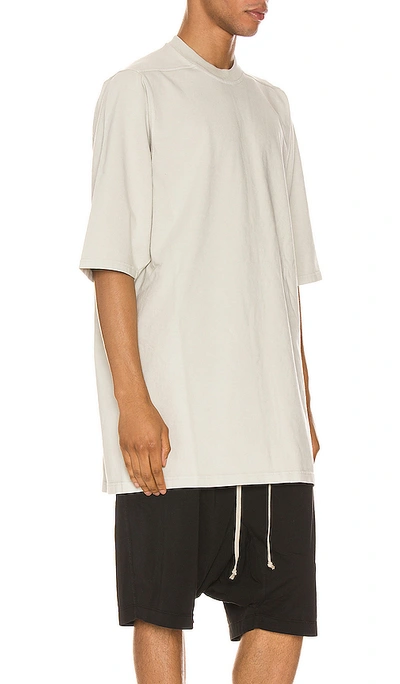 Shop Rick Owens Drkshdw Jumbo Tee In Oyster