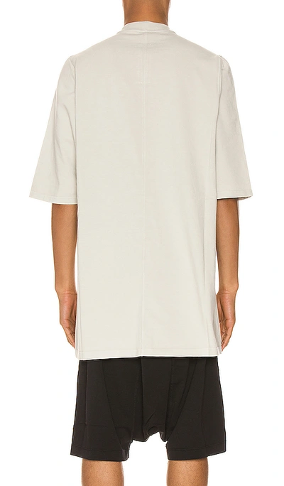 Shop Rick Owens Drkshdw Jumbo Tee In Oyster