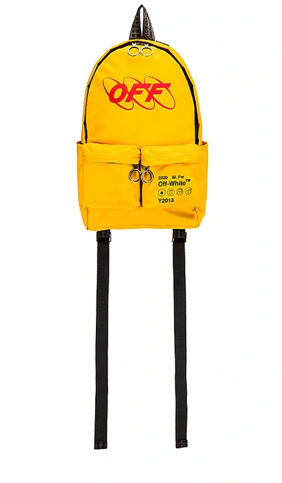 Shop Off-white Industrial Y013 Backpack In Yellow & Red