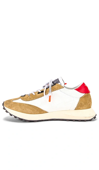 Shop Off-white Running Sneakers In White & Blue
