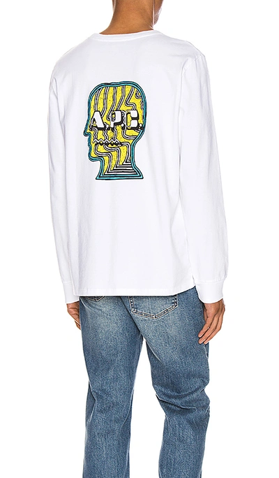Shop Apc X Brain Dead Molly T-shirt In Blanc