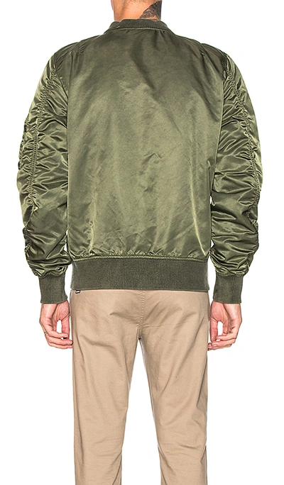 Shop Alpha Industries L-2b Blood Chit Battlewash Jacket In Sage