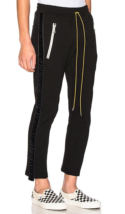 Shop Rhude Pin Strip Pants In Black