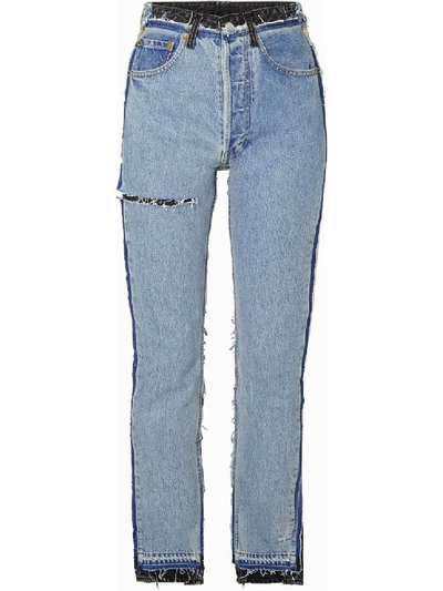 Vetements Reworked Straight-leg Jeans In Blue | ModeSens