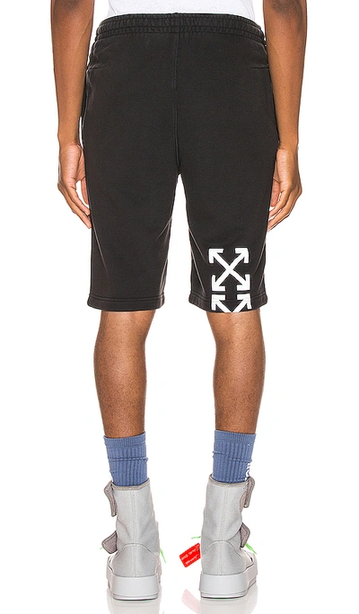 Shop Off-white Waterfall Sweatshorts In Black Multi