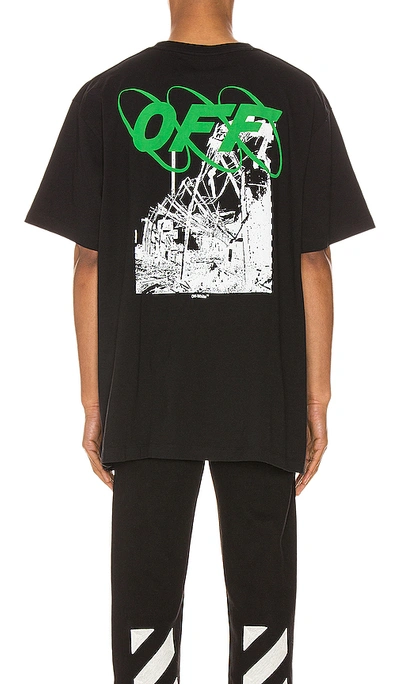 Shop Off-white Ruined Factory Tee In Black & White