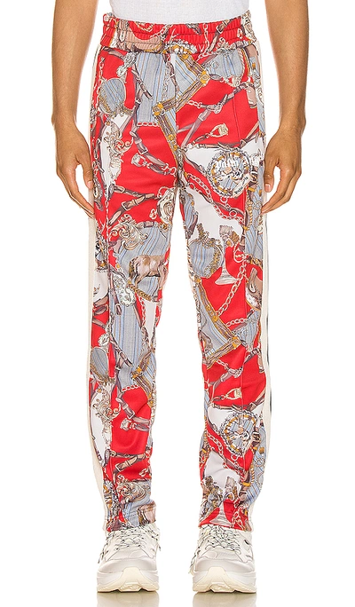 Shop Palm Angels Hot Bridle Track Pants In Multi