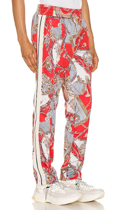 Shop Palm Angels Hot Bridle Track Pants In Multi