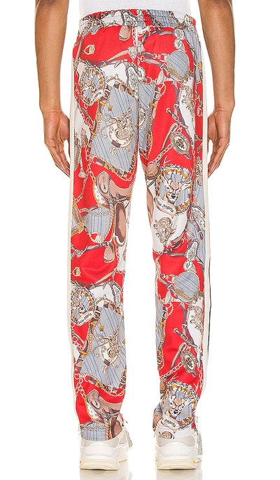 Shop Palm Angels Hot Bridle Track Pants In Multi