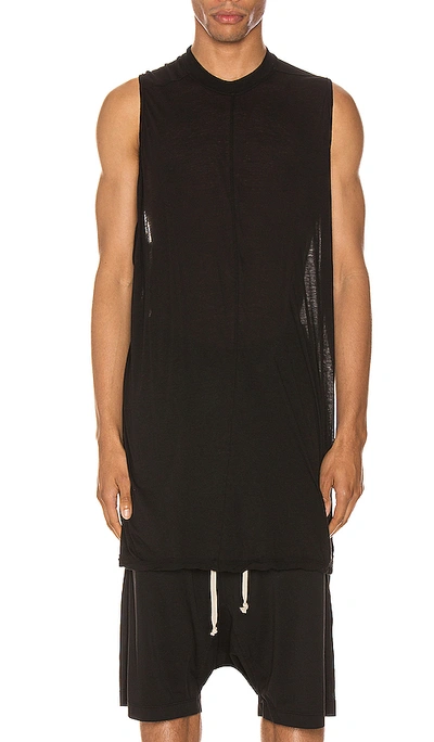 Shop Rick Owens Drkshdw Rick's Tank In Black