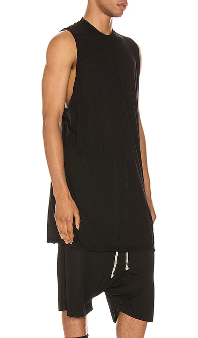 Shop Rick Owens Drkshdw Rick's Tank In Black