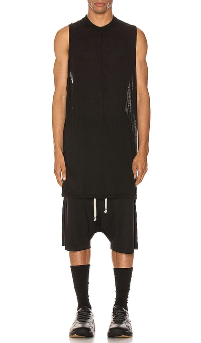 Shop Rick Owens Drkshdw Rick's Tank In Black