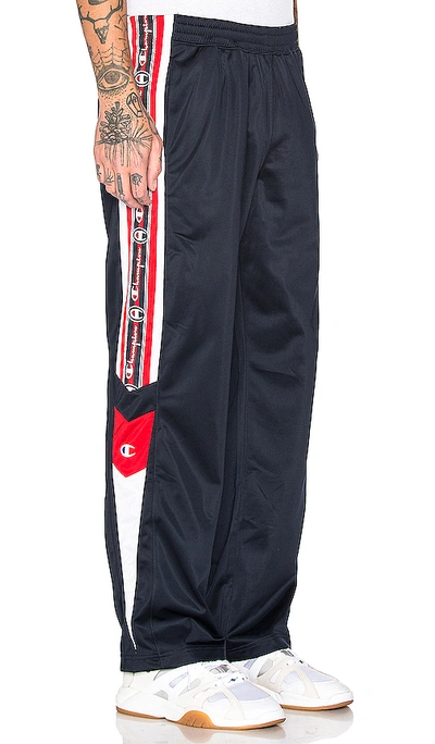 Shop Champion Track Pants In Navy