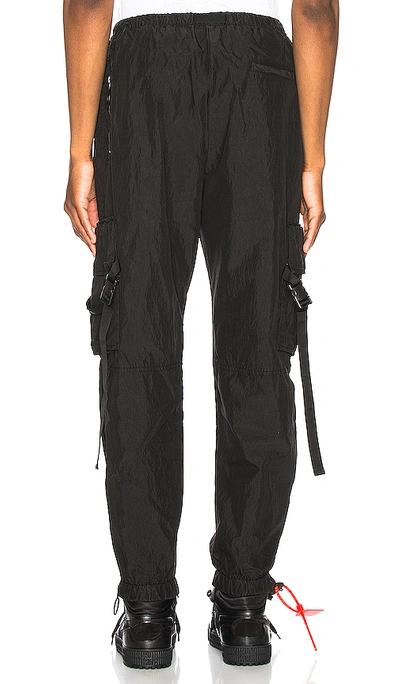 Shop Off-white Parachute Cargo Pant In Black