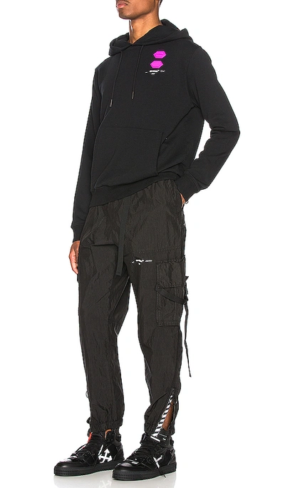 Shop Off-white Parachute Cargo Pant In Black