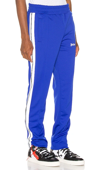 Monogram Classic Track Pants in blue - Palm Angels® Official