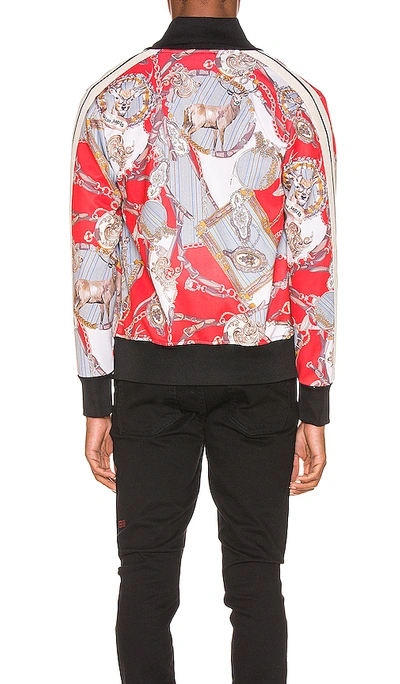 Shop Palm Angels Hot Bridle Track Jacket In Multi