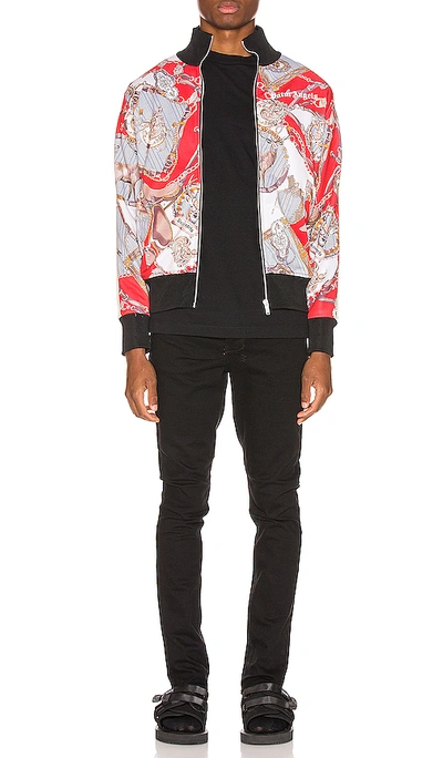 Shop Palm Angels Hot Bridle Track Jacket In Multi