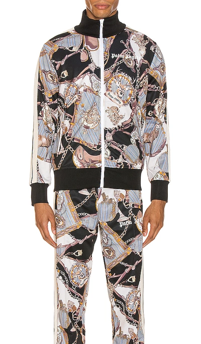 Shop Palm Angels Dark Bridle Track Jacket In Multi