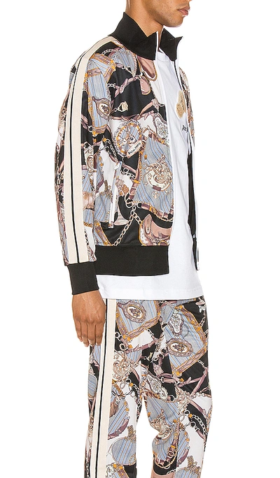 Shop Palm Angels Dark Bridle Track Jacket In Multi