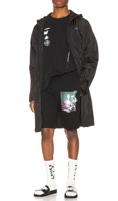 Shop Off-white Mariana De Silva Sweatshorts In Black