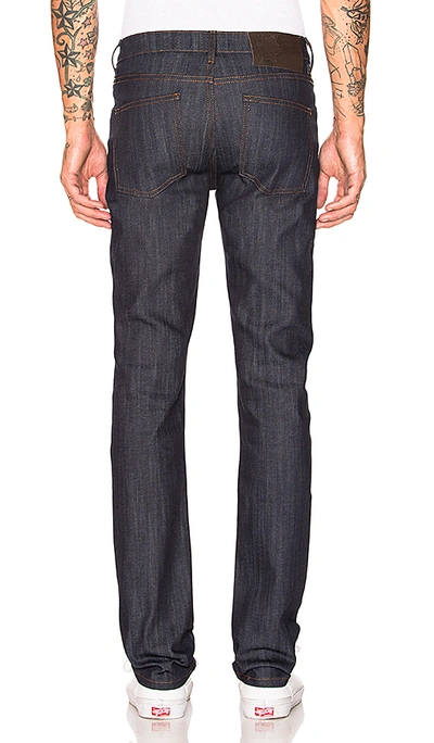 Shop Naked And Famous Skinny Guy In Indigo Power-stretch