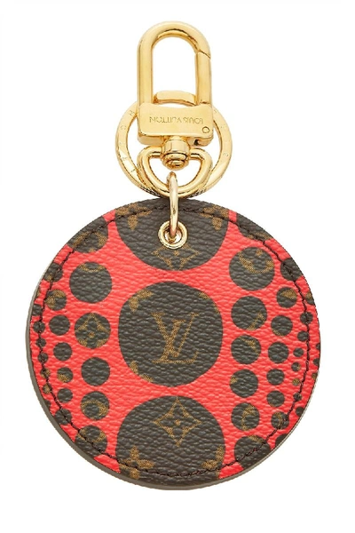 Pre-owned Louis Vuitton Yayoi Kusama X  Red Bag Charm