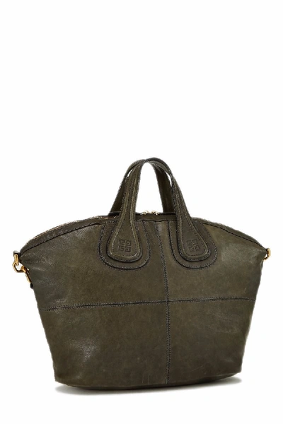 Pre-owned Givenchy Green Leather Nightingale Medium